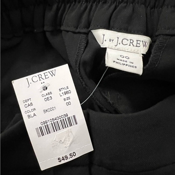 NWT J. Crew High Waisted Black Shorts with Pockets - Picture 3 of 3